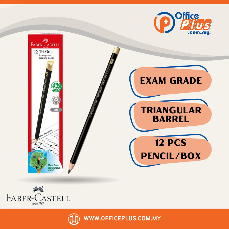 Faber-Castell 2B Exam Pencil 12pcs/Box-1323