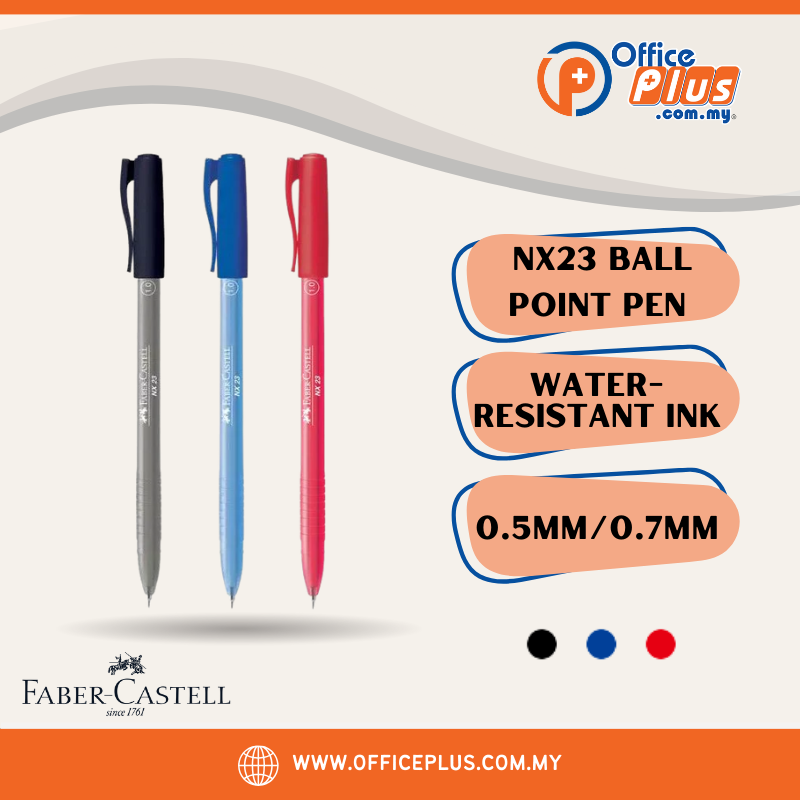 Faber Castell NX23 Ballpoint Pen, Pen Mata Bulat