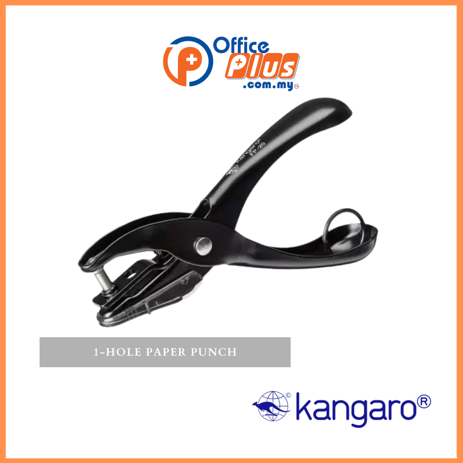 Kangaro Paper Punch ( Single ) 1 Hole Punch, Hole Puncher