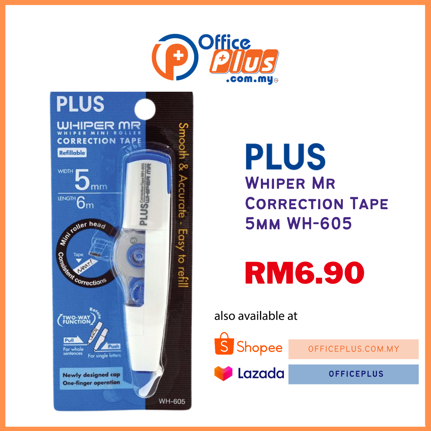 Correction Roller Tape, Pen Eraser, Correction Tape, Office