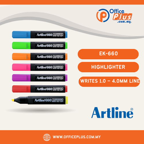 Artline 660 Fluorescent Highlighter