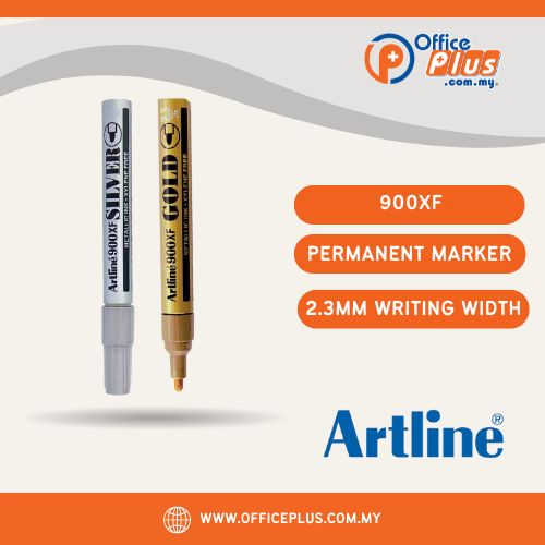 Artline 900XF Gold & Silver Permanent Marker