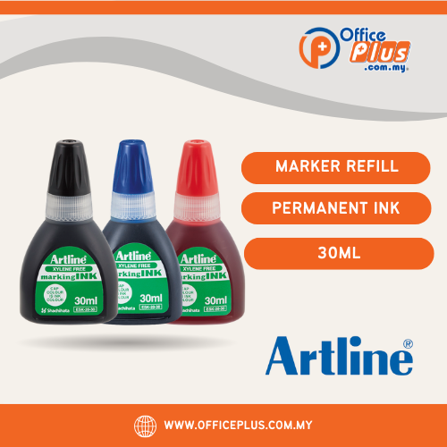 Artline Permanent Marker Marking INK 30ML