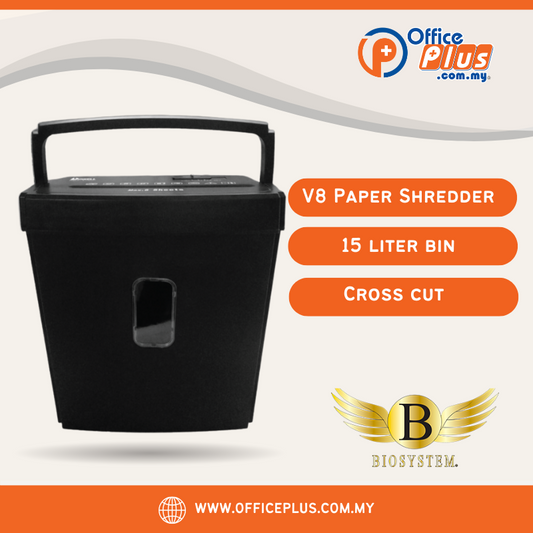 Biosystem V8 Paper Shredder Machine