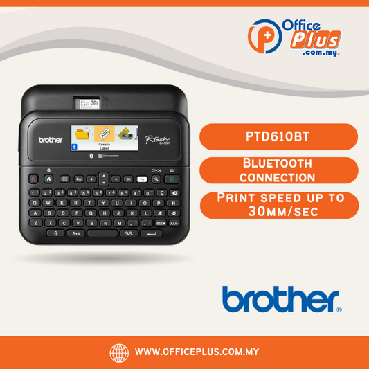 (PRE-ORDER) Brother PT-D610BT Labeling Machines Printer