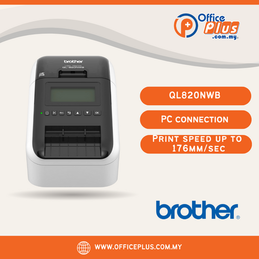 Brother QL-820NWB High Speed Professional Label Printer