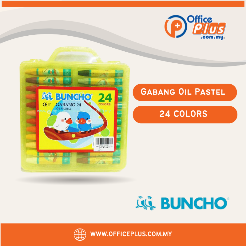 Buncho Gabang Oil Pastel 24 Colors