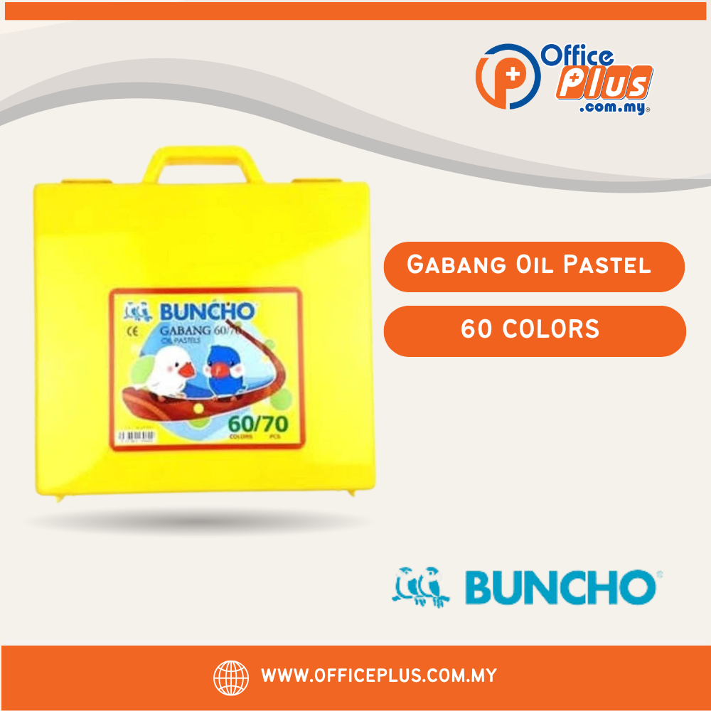 Buncho Gabang Oil Pastel – 60 Colors