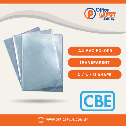 CBE A4 PVC Transparent Document Holder