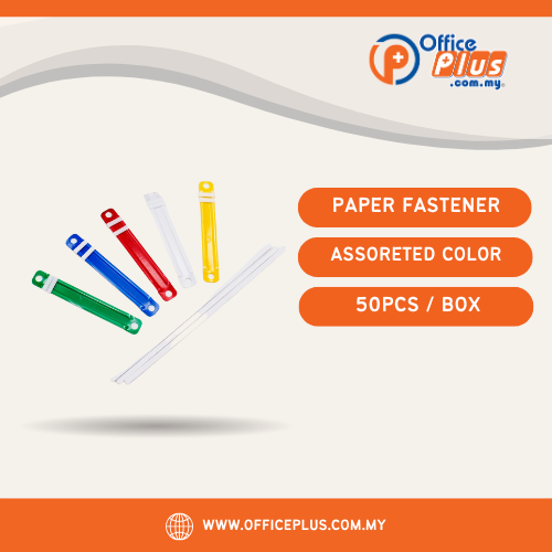 Color Paper Fastener (50 pcs/box)