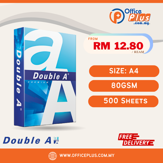 Double A A4 Copier Paper Premium 80gsm (500 Sheets)