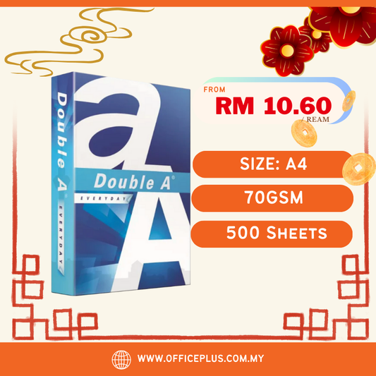 Double A A4 Copier Paper Everyday 70gsm 500 Sheets