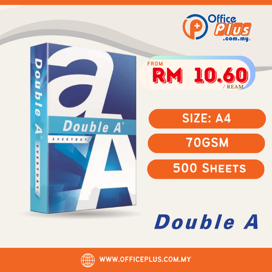 Double A A4 Copier Paper Everyday 70gsm 500 Sheets