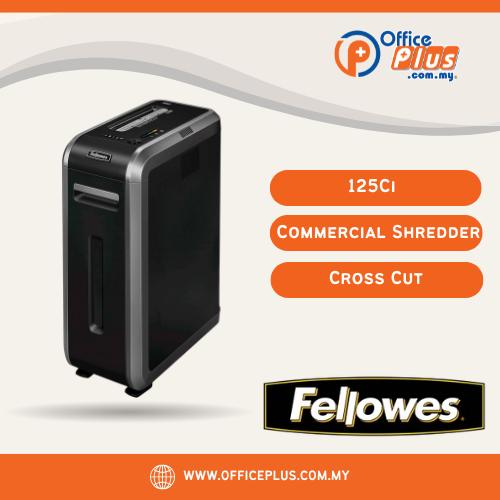 (PRE-ORDER) FELLOWES Powershred 125Ci Cross-Cut Shredder