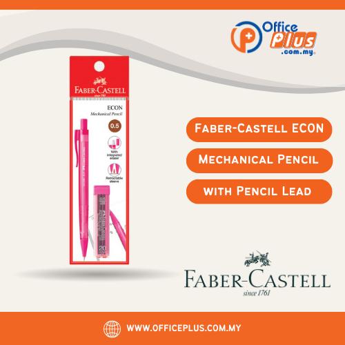 Faber-Castell ECON Mechanical Pencil 0.5mm/0.7mm with Pencil Lead