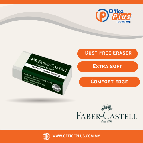 Faber Castell Dust Free Eraser | Pemadam Pensel 7085 (M)