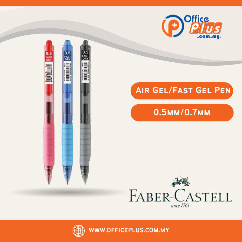 Faber Castell Air Gel/Fast Gel Pen 0.5mm/0.7mm