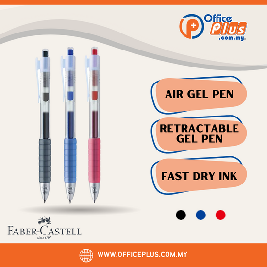 Faber Castell Air Gel Pen 0.5mm/0.7mm | OfficePlus