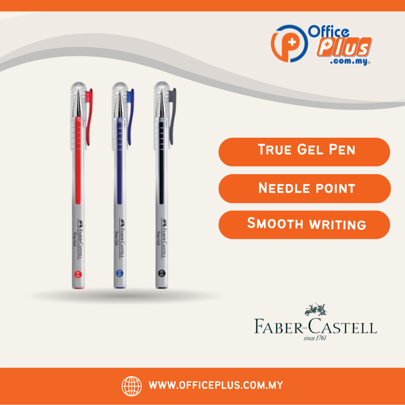 Faber Castell True Gel Pen 0.5mm/0.7mm