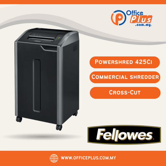 Fellowes Powershred 425Ci Cross-Cut Shredder