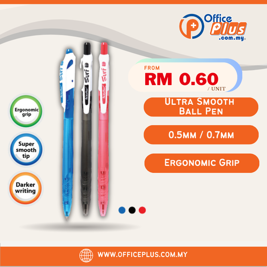 Flexoffice Surf Ultra Smooth Retractable Ball Pen