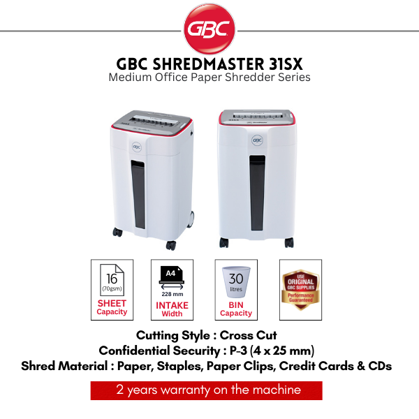 GBC Paper Shredder ShredMaster 31SX