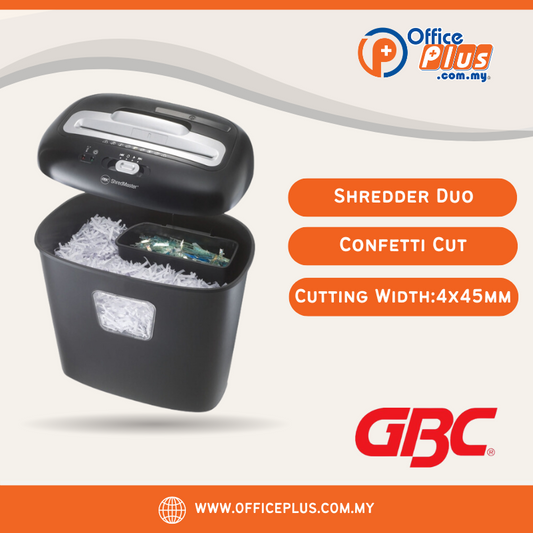 GBC Cross Cut Shredder Duo Machine