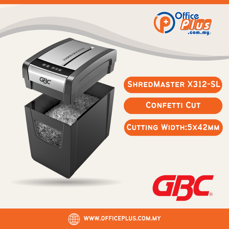 GBC Cross Cut Shredder ShredMaster X312-SL