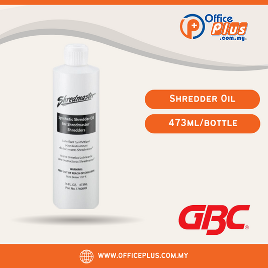 GBC Shredder Oil