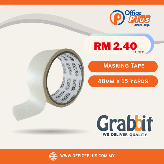 Grabbit Masking Tape 48mm x 15 yards