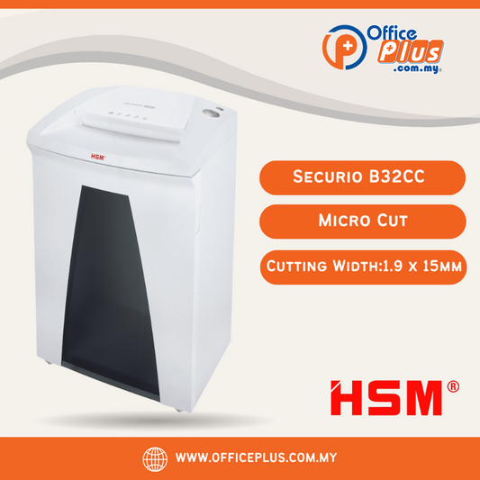 (PRE-ORDER) HSM Paper Shredder Securio B32CC