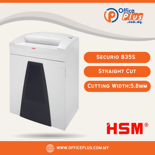 (PRE-ORDER) HSM Paper Shredder Securio B35S