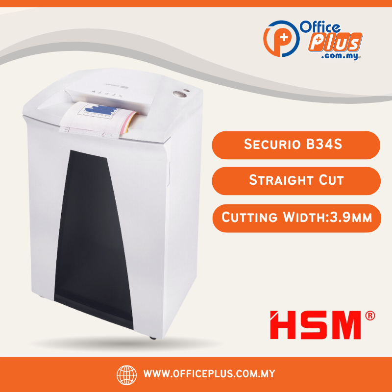 (PRE-ORDER) HSM Paper Shredder Securio B34S