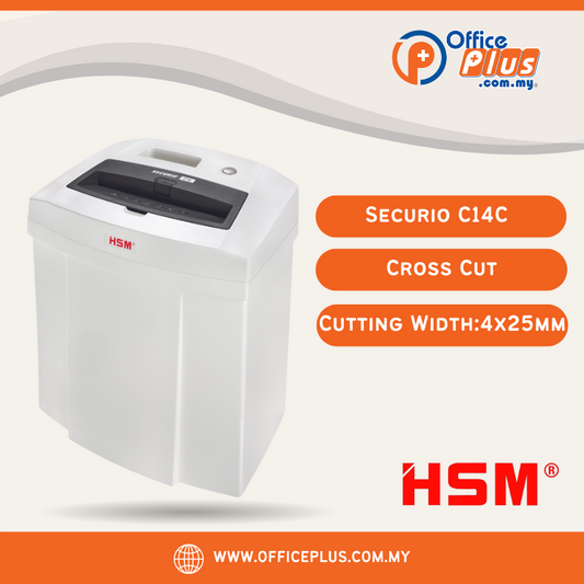 (PRE-ORDER) HSM Paper Shredder Securio C14C-4x25mm