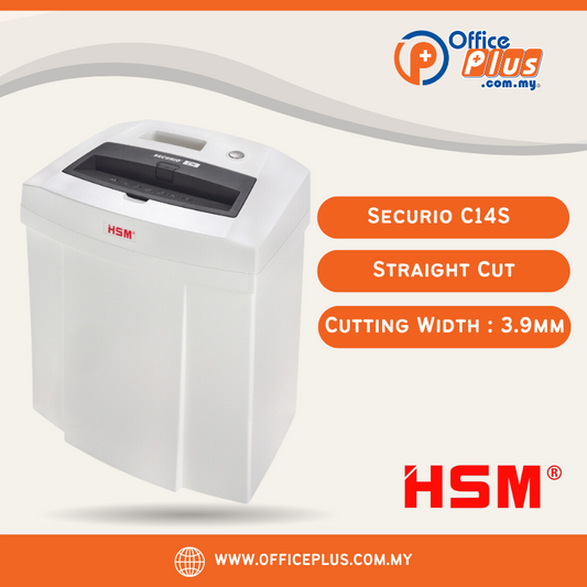 (PRE-ORDER) HSM Paper Shredder Securio C14S-3.9mm