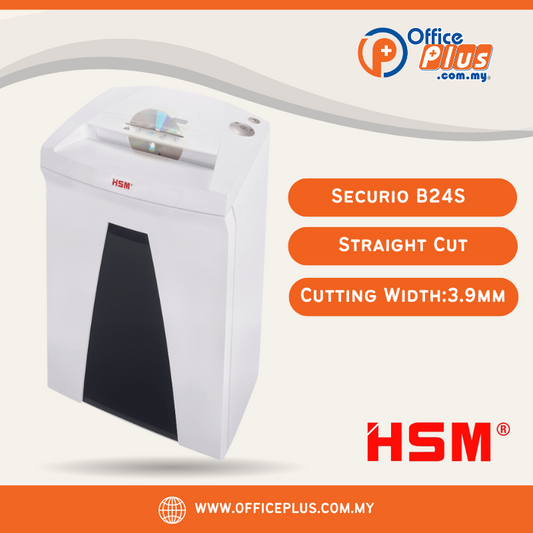 (PRE-ORDER) HSM Securio Strips-Cut Shredder B24S