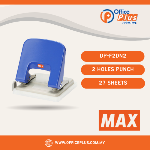 Max Punch 2 Hole Paper Puncher DP-F2DN2