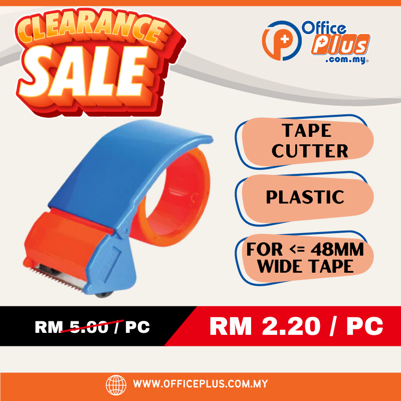 OPP Tape Cutter Dispenser Plastic without Holder