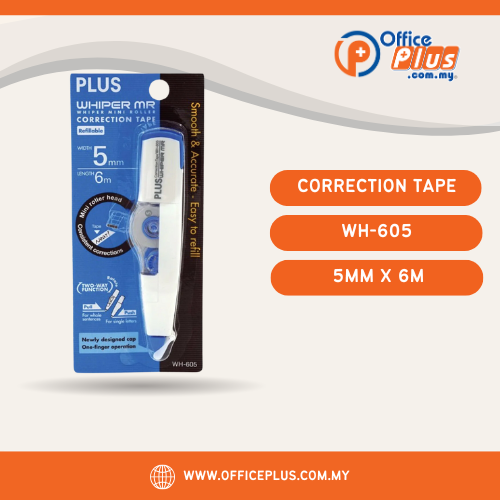 PLUS Whiper Mr Correction Tape 5mm WH-605