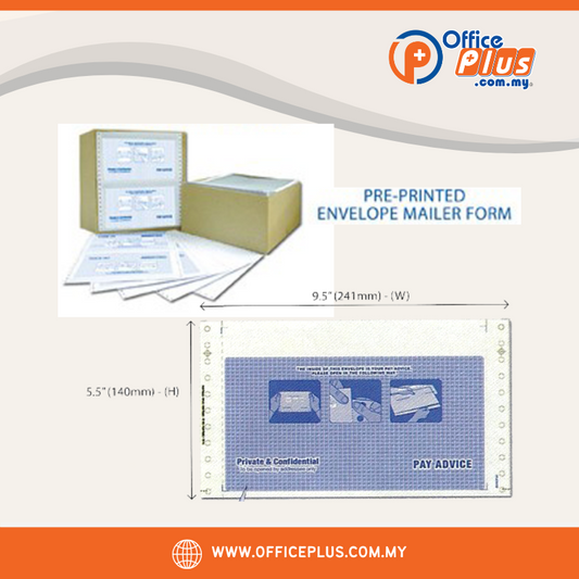 PRE PRINTED SALARY SLIP 9.5 X 11 – 3PLY