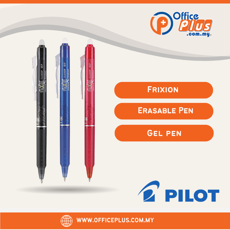 Pilot FriXion Erasable Gel Ink Pen