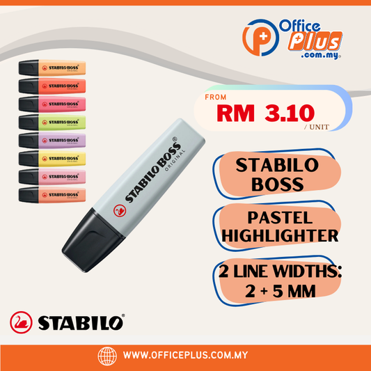 Stabilo Boss Pastel Highlighter - OfficePlus