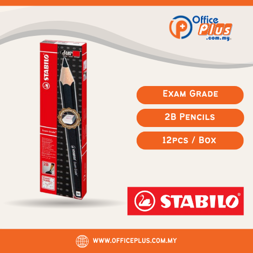 Stabilo Exam Grade 2B Pencils 28812 (Pack of 12pcs)