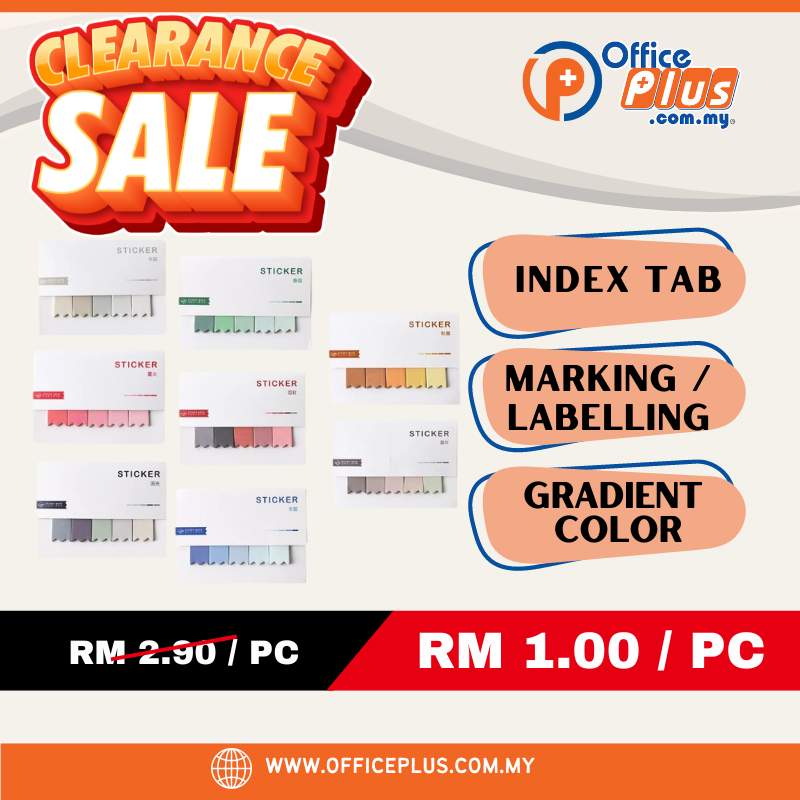 Sticky Notes Index Tabs Gradient Colour Strong Adhesive