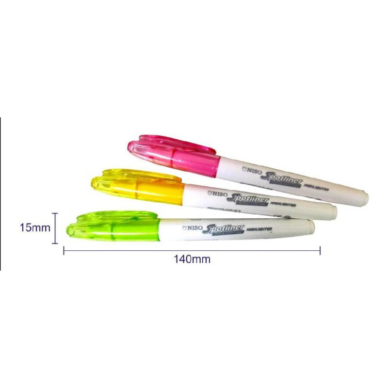 NISO SPOTLINER HIGHLIGHTER MIX 6 in 1 - OfficePlus