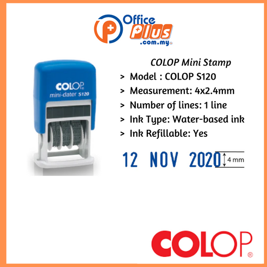 COLOP Mini-Dater Stamp - OfficePlus