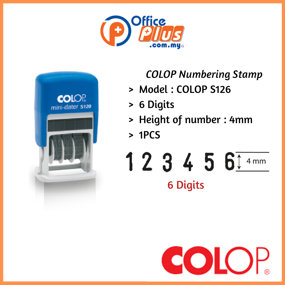 COLOP Numbering Stamp - OfficePlus