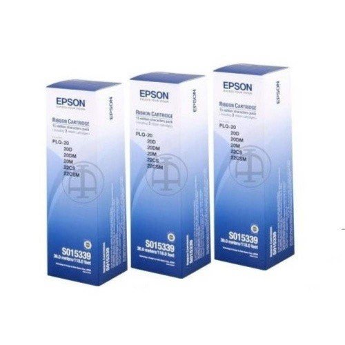 Epson SO15592 Passbook Printer Ribbon (3 pcs/pack) (Item No: EPS PLQ-20D) - OfficePlus