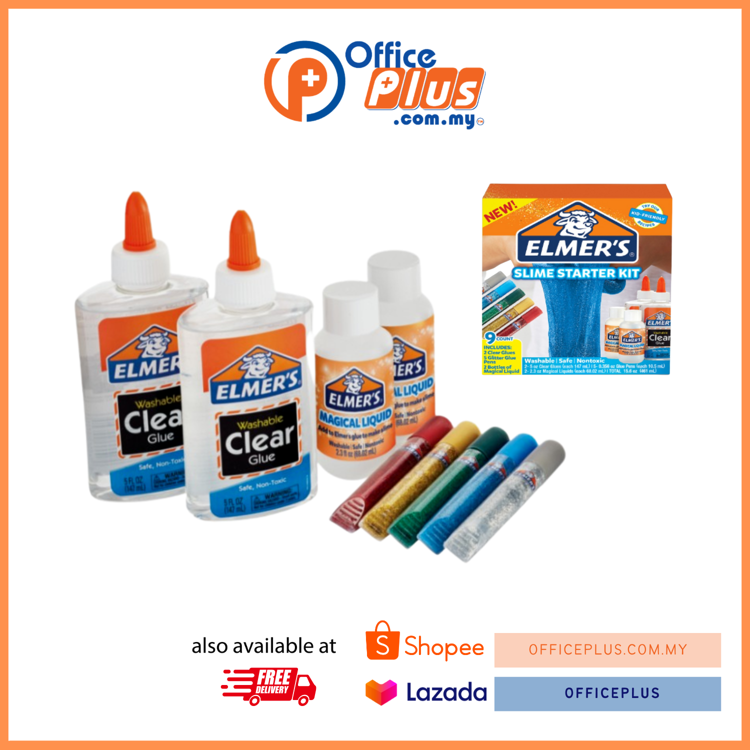 Elmer's Everyday Slime Starter Kit - OfficePlus