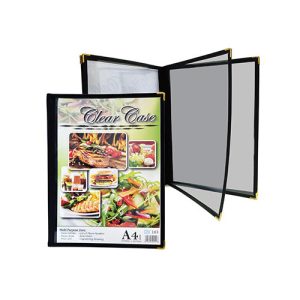 A4 Clear Case Menu ( 163 ) / 6 pcs - OfficePlus